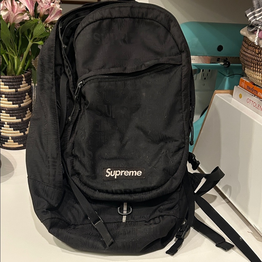 Supreme Classic Black Backpack
